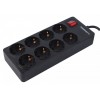 Сетевой фильтр Ippon BK258 Black 5.0м