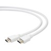 Кабель HDMI - HDMI (19m/19m)   1.8м  White  Cablexpert
