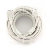 Кабель SVGA D-Sub - D-Sub (15m/15m)  10.0м  Premium  White  Cablexpert