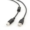 Кабель USB 2.0 USB A(m) - USB B(m)   1.8м  PRO  Black  Cablexpert