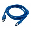 Кабель USB 3.0 USB A(m) - USB B(m)   1.5м  Blue  PC PET