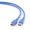 Кабель-удлинитель USB 3.0 USB A(m) - USB A(f)   3.0м  PRO  Blue  Cablexpert