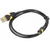 Кабель USB 2.0 USB A(m) - microUSB B 5pin(m)   0.75м  Black  2A  Smooth