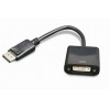 Кабель-переходник DisplayPort - DVI (20m/29f) Black Cablexpert