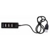 USB разветвитель Buro BU-HUB4-0.5L-U2.0 Black