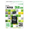 Карта памяти microSDHC 32Гб Mirex 13613-AD10SD32 + адаптер