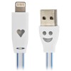 Кабель USB A(m) - Lightning(m)  1.2м Blue SmartBuy iK-512s