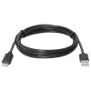 Кабель USB A(m) - Lightning(m)  1.0м Black Defender ACH01-03BH