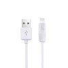 Кабель USB A(m) - Lightning(m)  1.0м White HOCO X1