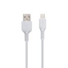 Кабель USB A(m) - Lightning(m)  1.0м White HOCO X13