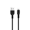 Кабель USB A(m) - Lightning(m)  1.0м Black HOCO X20