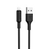 Кабель USB A(m) - Lightning(m)  1.0м Black HOCO X25