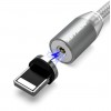 Кабель USB A(m) - Lightning(m)  2.0м Grey магнитный