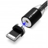 Кабель USB A(m) - Lightning(m)  2.0м Black магнитный
